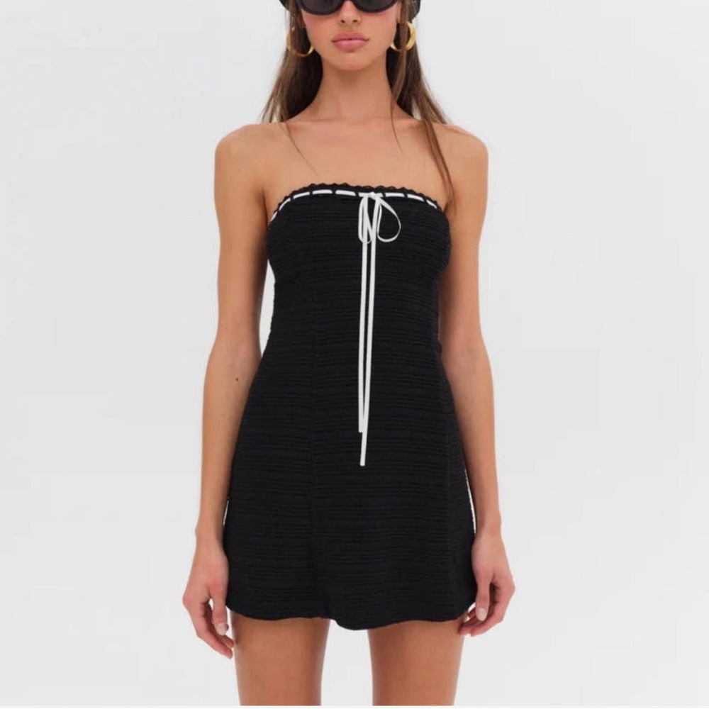 For love & lemons crochet mini dress